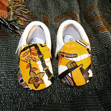 Alpha Girl Hand Painted Kings & Queens Baby Moccasins w/Crystals (Soft Black Bottoms)