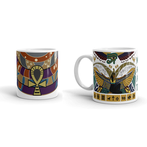 Maat & Ankh 2 Ceramic Mugs for $39.99