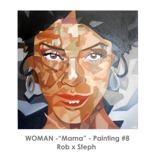 Woman Art Line Piece #8 "#Mama"